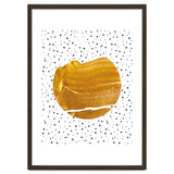 Stay Gold | Abstract Geometric Painting | Polka Dots Quirky Eclectic | Modern Boho Luxe thumbnail