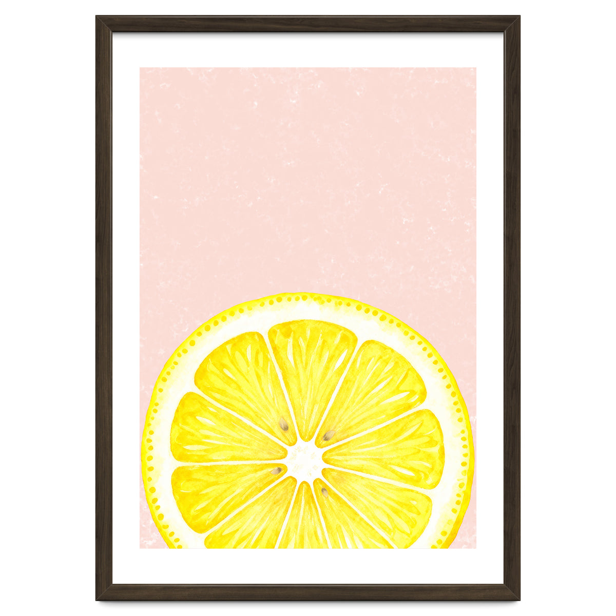 Lemon Slice, Fresh Citrus Kitchen Summer Art