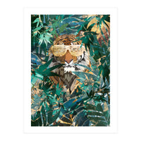 Hip hop tiger in the jungle (Print Only)