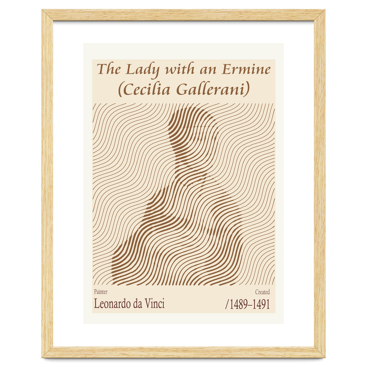 The Lady With An Ermine (cecilia Gallerani) – Leonardo Da Vinci (1489–1491)