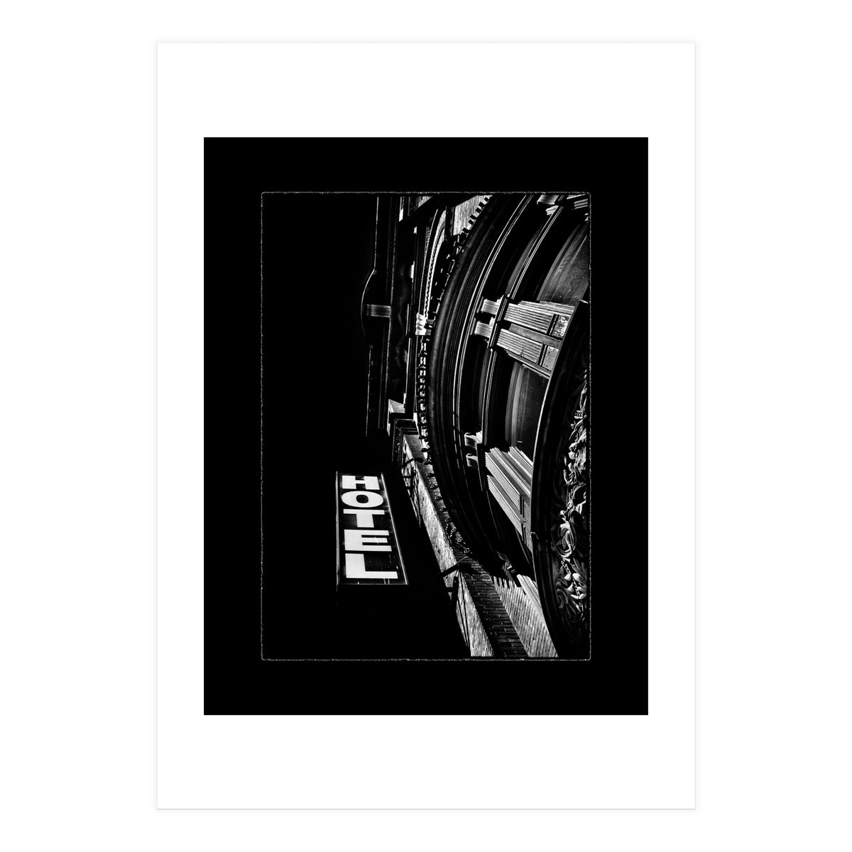 Gladstone Hotel No 2 with Border (Print Only)