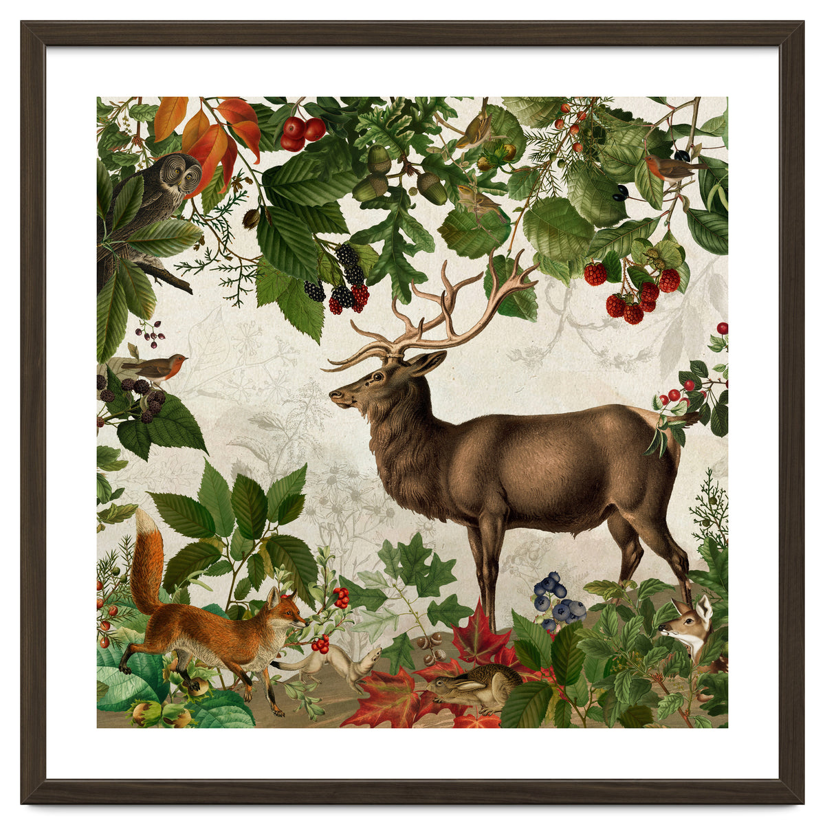 Nostalgic Autumn guardians of the forest 1