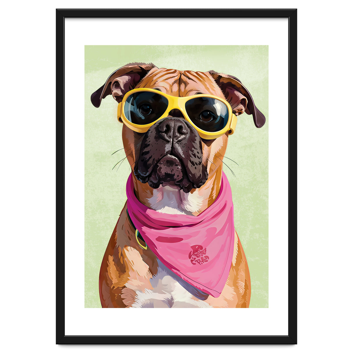 Cool Dog with Sunglasses – Funky Bandana