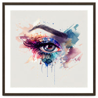 Watercolor Woman Eye #3