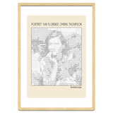 Portret Van Florence Owens Thompson (ascii Art) thumbnail