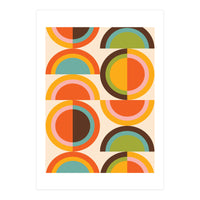 Bauhaus Geometric Rainbow (Print Only)
