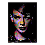 Taylor Swift Colorful Art 4 (Print Only) thumbnail
