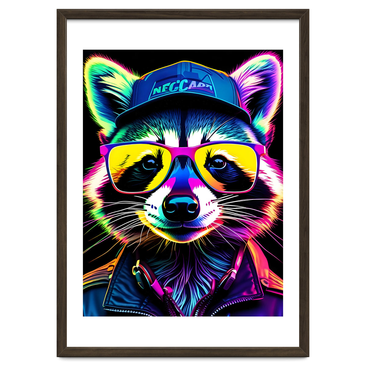 Raccoon In Glasses