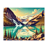 Vintage Lake Louise Banff Poster, Canada (Print Only) thumbnail