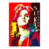 Suzi Quatro Rock N Roll Blues Singer Musician Pop Art WPAP (Print Only) thumbnail