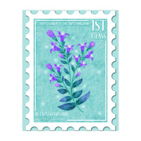 The Buckinghamshire Chiltern Gentian Postage Stamp (Print Only)