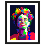 Frida Kahlo Mexican Artist Painting Pop Art WPAP thumbnail