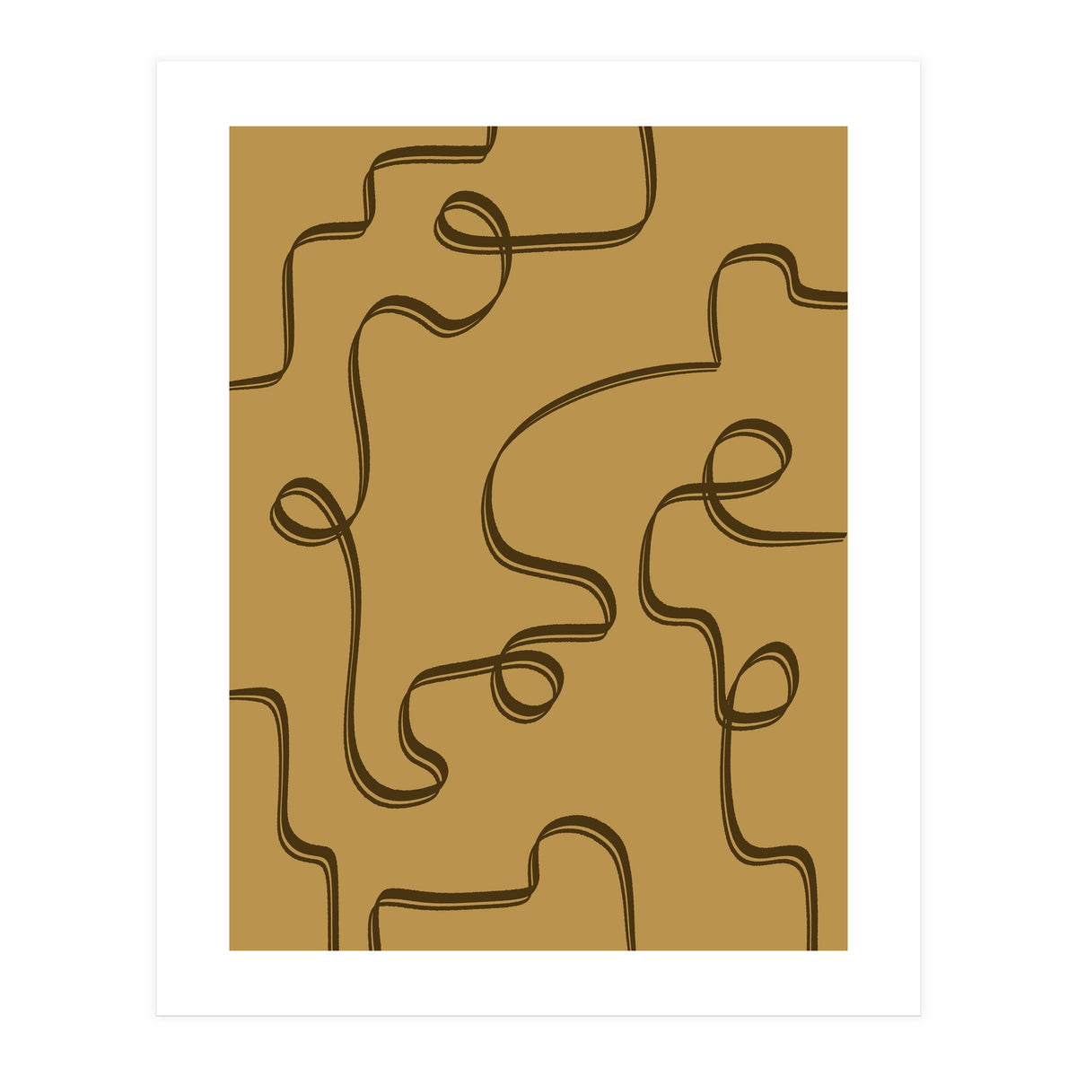 Ribbon Dance on Sand (Print Only)