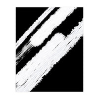 Abstract Brown and Black Lines (Print Only)