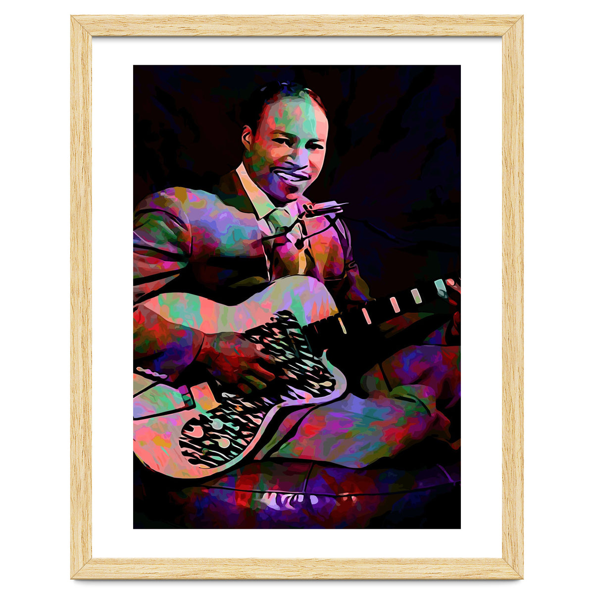 Jimmy Reed American BLues Musician Legend Colorful