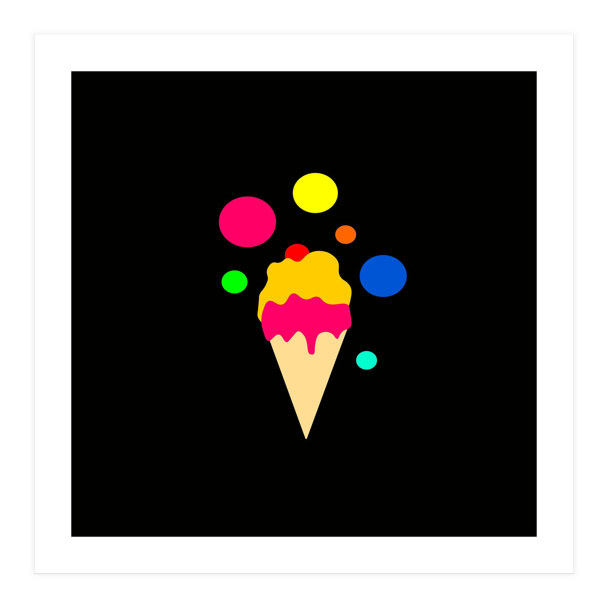 Colorful Icecream (Print Only)