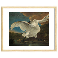 The Threatened Swan. The Threatened Swan; Interpreted later as an Allegory on Johan de Witt. Dati...