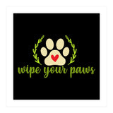 Wipe Your Paws  (Print Only) thumbnail