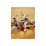 Sexy Pinup Girl On Bowling Incident (Print Only) thumbnail
