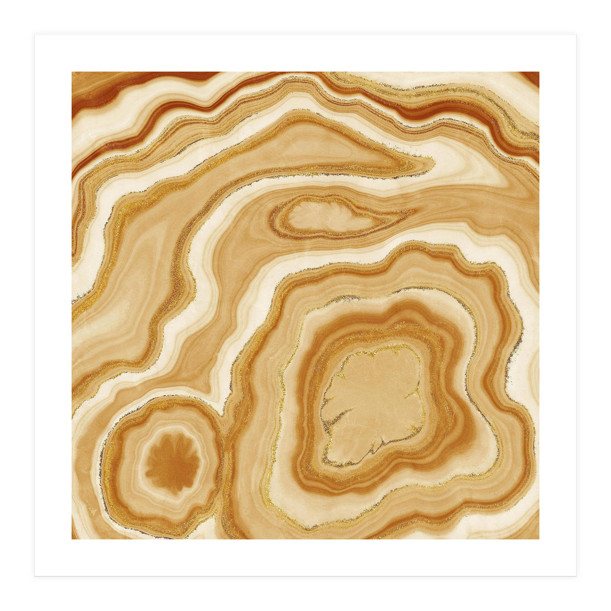 Golden Agate Texture 05 (Print Only)