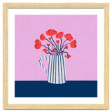 Poppies – pink and blue thumbnail
