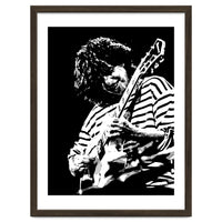 Pat Metheny American Jazz Guitarist Legend in Monochrome 3