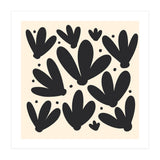 Abstract Monochrome Flowers 1 (Print Only) thumbnail