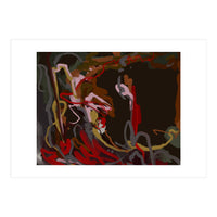 Abstract Fluidity oil painting (Print Only)