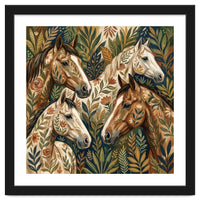 Equestrian Floral Harmony