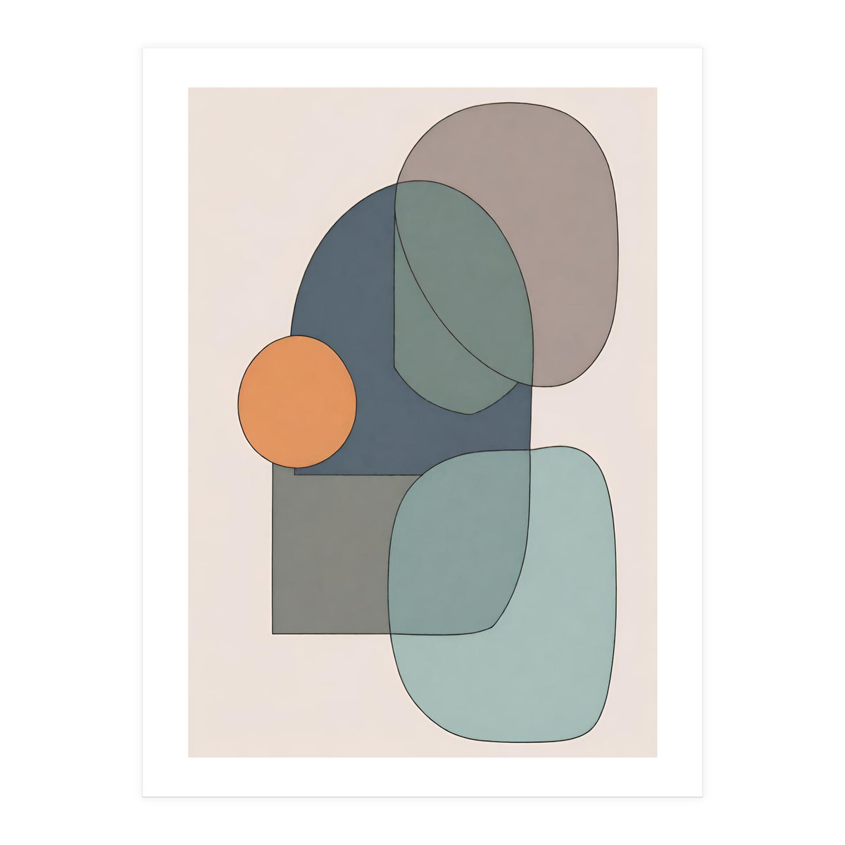 Peaceful Abstract (Print Only)