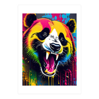 Panda, Graffiti (Print Only)