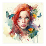 Red Hair Butterfly Light (Print Only) thumbnail