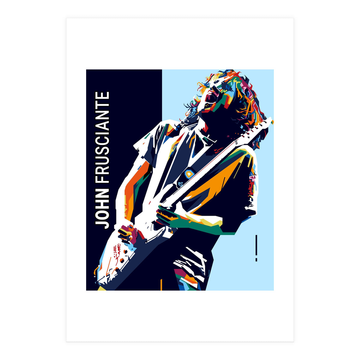 John Frusciante Style WPAP (Print Only)