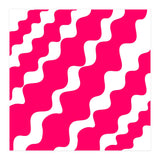 Slanting Pink Wavy Pattern (Print Only) thumbnail