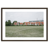 Red roof houses in the green field thumbnail