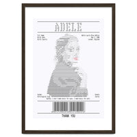 Receipt Art Adele