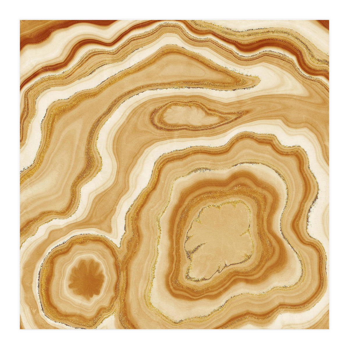 Golden Agate Texture 05 (Print Only)