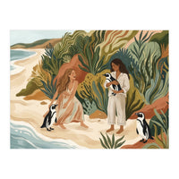 Penguin Friends By The Sea (Print Only)