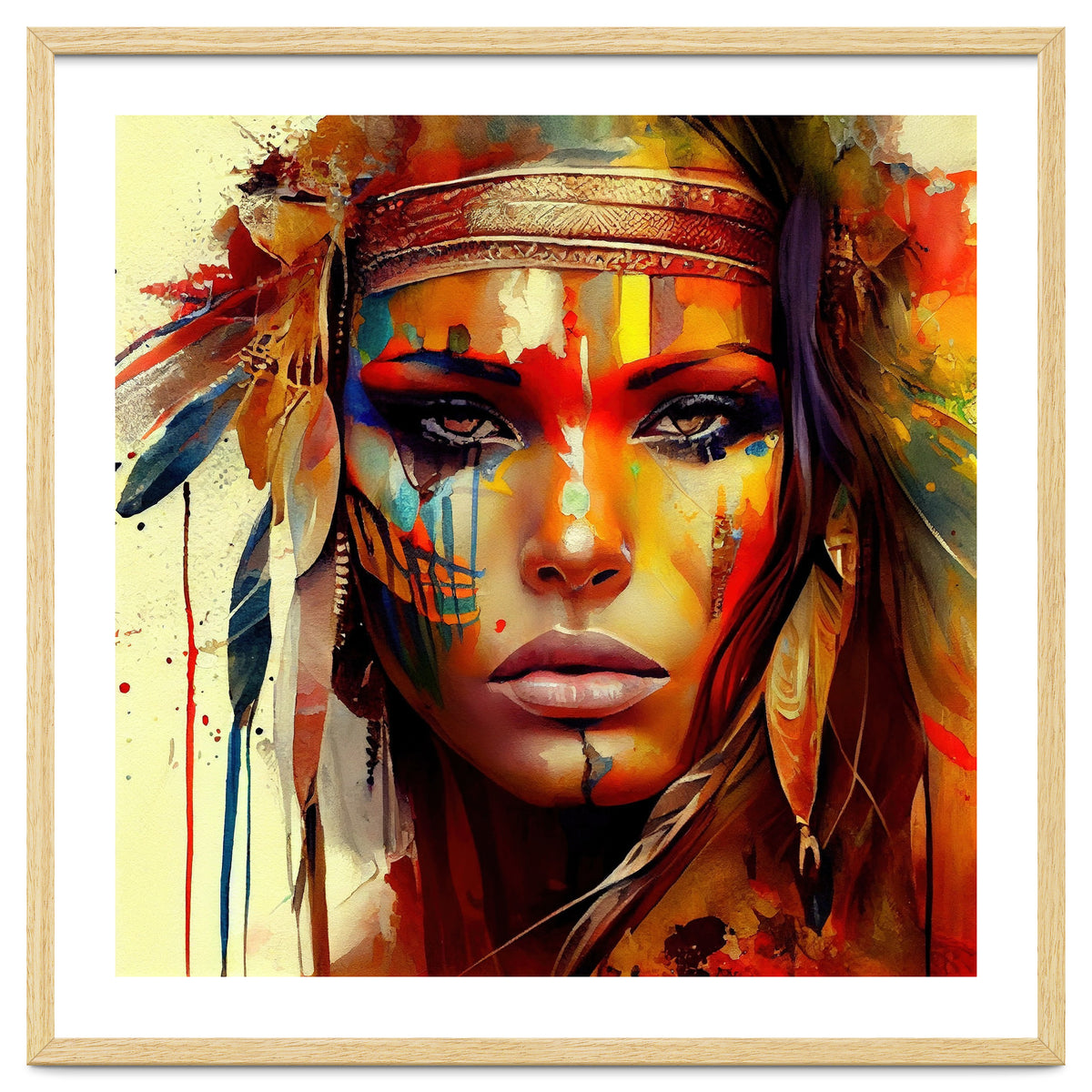 Powerful American Native Woman #6