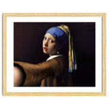Girl With A Pearl Earring - Vermeer - Selfie thumbnail