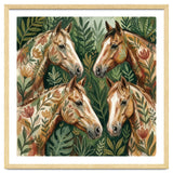 Majestic Floral Horses thumbnail