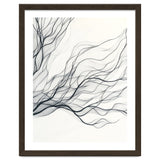 Abstract Black Branching Lines Flowing thumbnail