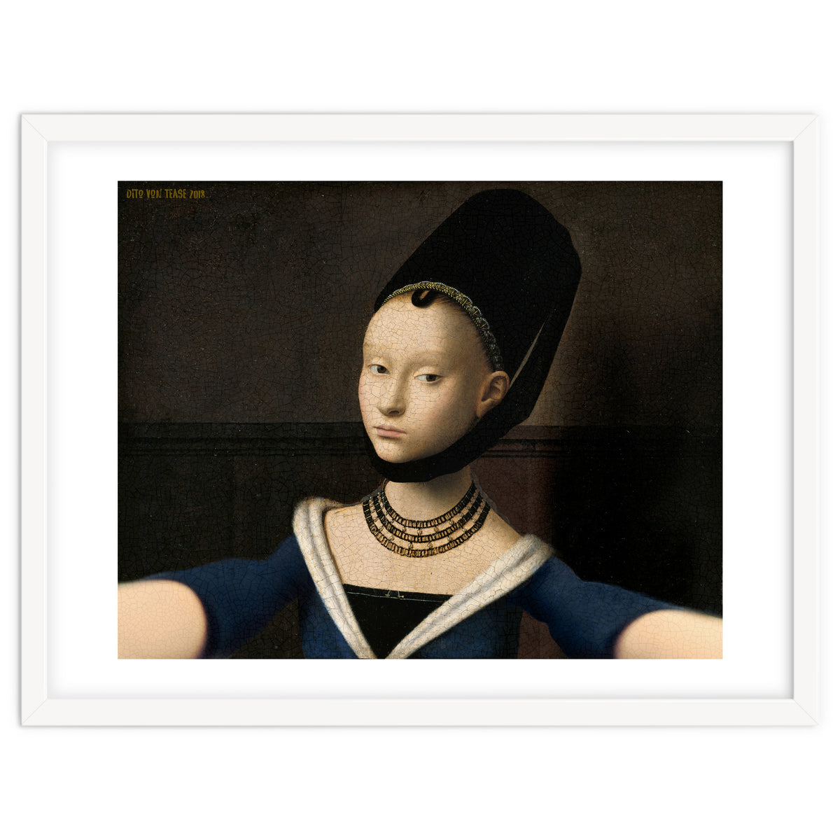 Petrus Christus  - Young Woman - Selfie