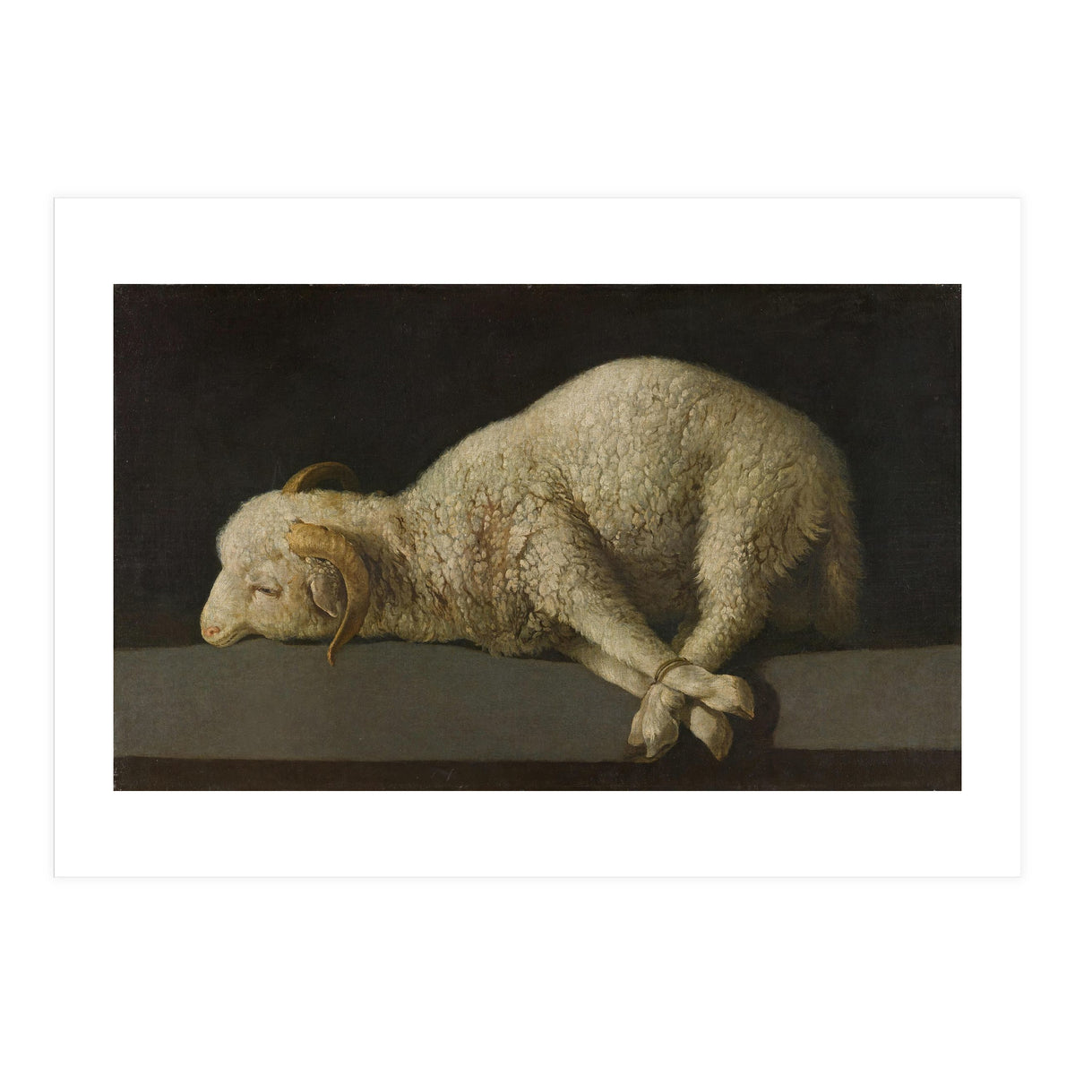 Francisco de Zurbarán / 'Agnus Dei (The Lamb of God)', 1635-1640, Spanish School. (Print Only)