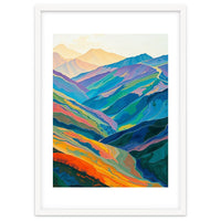Abstract Mountain Landscape