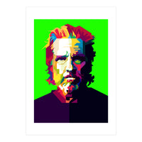 Jeff Bridges Hollywood Actor Pop Art WPAP (Print Only)