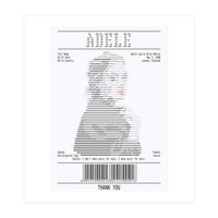 Receipt Art Adele (Print Only)