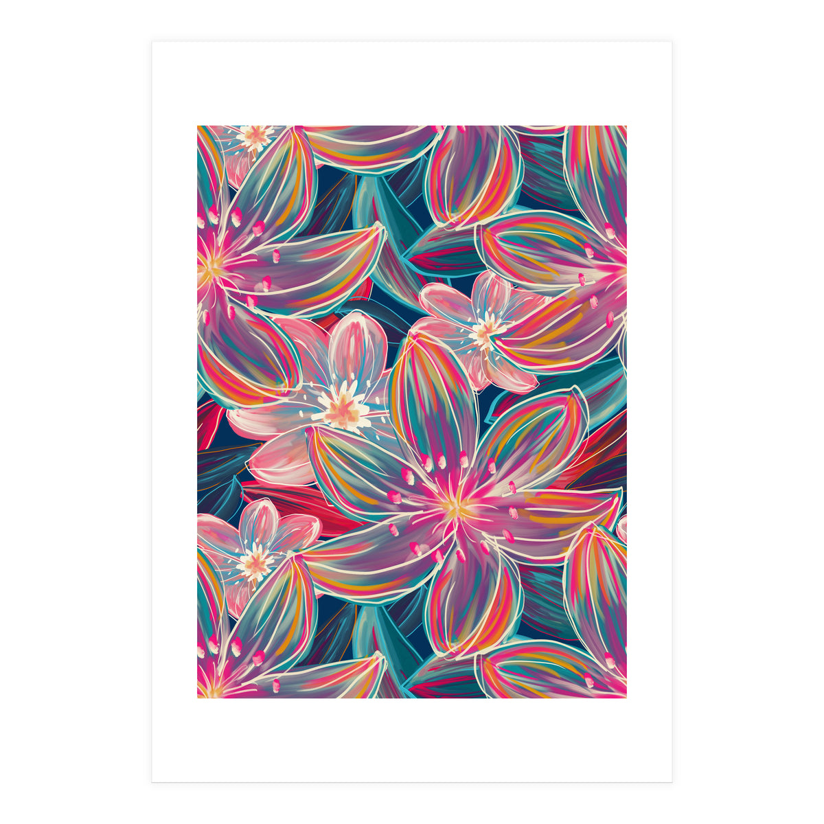 Fluo Bloom (Print Only)
