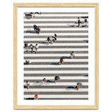 Rain Crossing | Polka Dots Zebra Crossing On The Street | Rain Eclectic Modern Graphic Design thumbnail