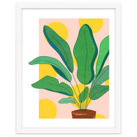 Pastel Plants Love, Botanical Nature Illustration, Gardening Blush Growth, Positive Vibes Mindset Hope